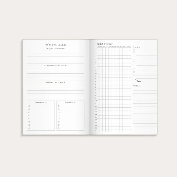 Student planner | A5 | beige |
