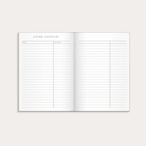 Student planner | A5 | beige |