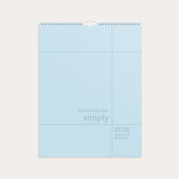 Studie Familiekalender | Simply | 2026/2027 |