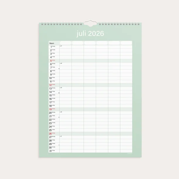 Studie Familiekalender | Simply | 2026/2027 |