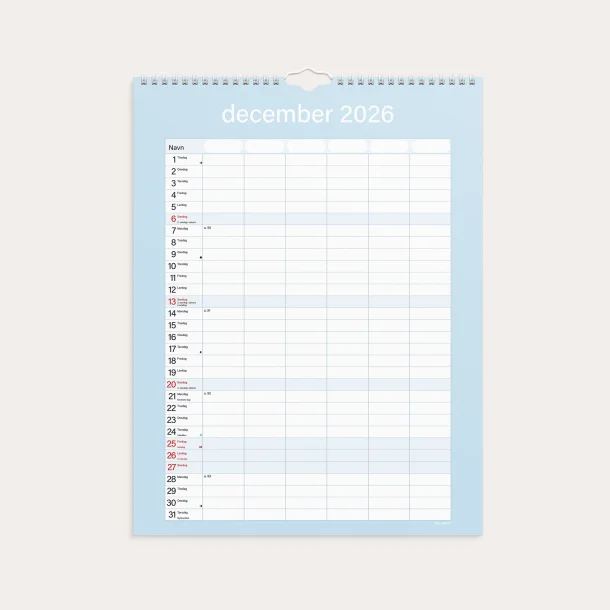 Studie Familiekalender | Simply | 2026/2027 |