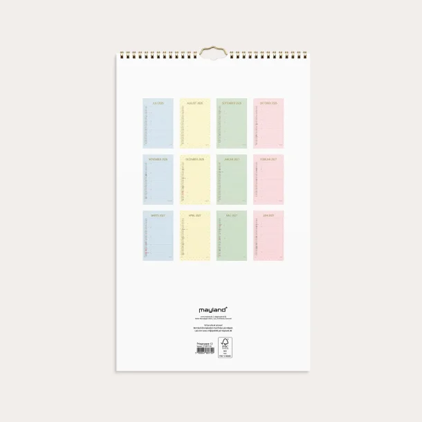 Studie Familiekalender | color | 2026/2027 |