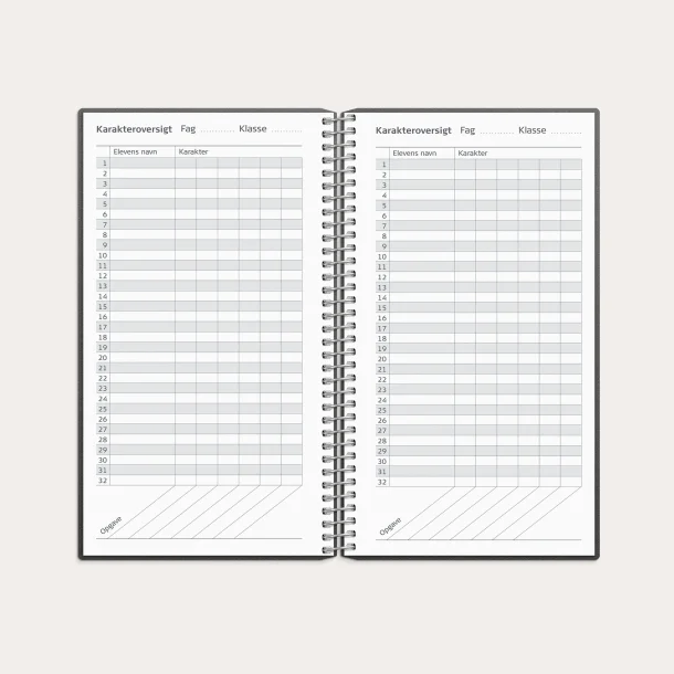 Studie L�rerkalender | A6 | matsort | 2026/2027 |