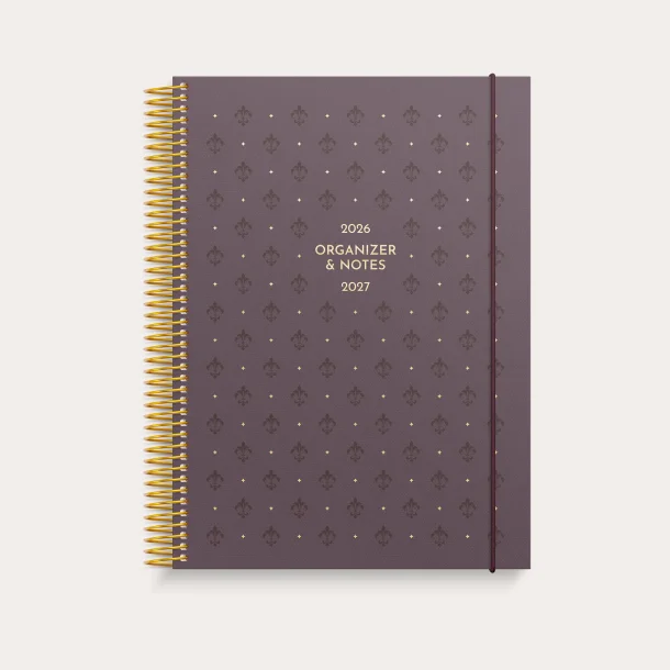 Studie Organizer &amp; Notes A5 ugekalender design 2026/2027