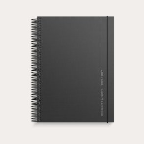 Studie Organizer & Notes | A5 | ugekalender | sort | 2026/2027 |
