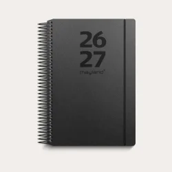 Studie | Stor dagkalender genbrugskarton | Sort | 2026/2027 | 
