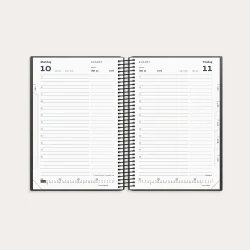 Studie | Stor dagkalender genbrugskarton | Sort | 2026/2027 | 