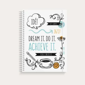 Studie doodle | A5 | ugekalender | 2026/2027 |