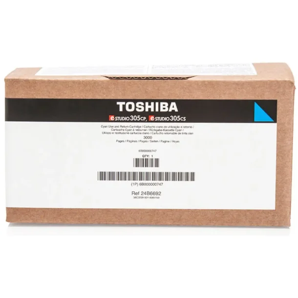 Toshiba e-Studio 305PC-R Cyan toner return 3K
