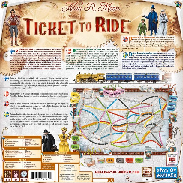 Ticket to Ride - USA (dansk)