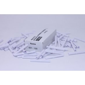 Tombolanumre 1-100 | Hvid |