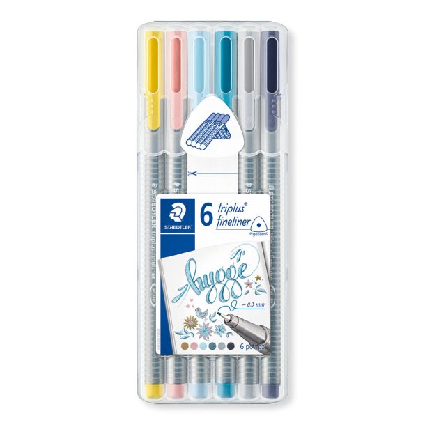 Triplus Fineliner - Hygge 6 stk