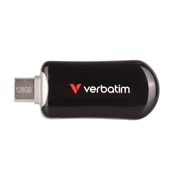 VERBATIM Plectra USB-C Flash Drive Black 128GB