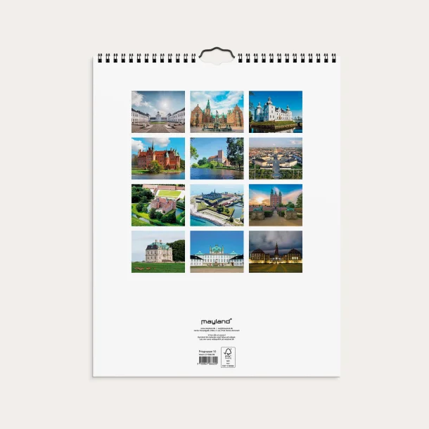 V�gkalender | danske slotte | 2027 |