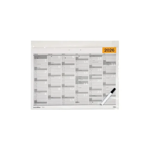 Vgkalender | A2 | 2026 | Whiteboard | DK |
