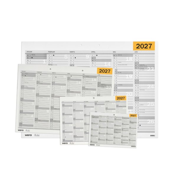 Wera v�gkalender | A5 | 2027 |