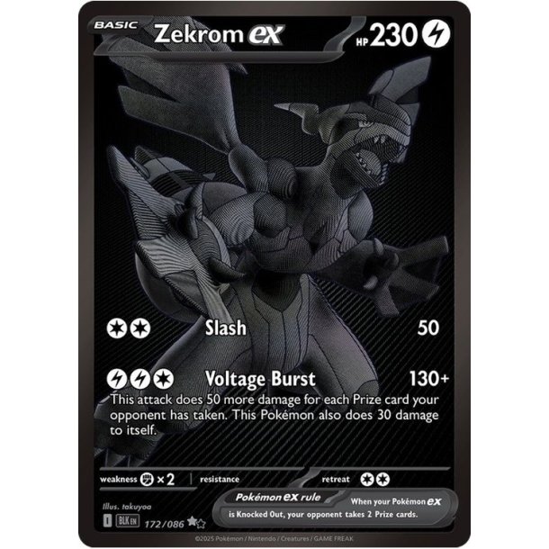 Zekrom ex | BLK 172 |