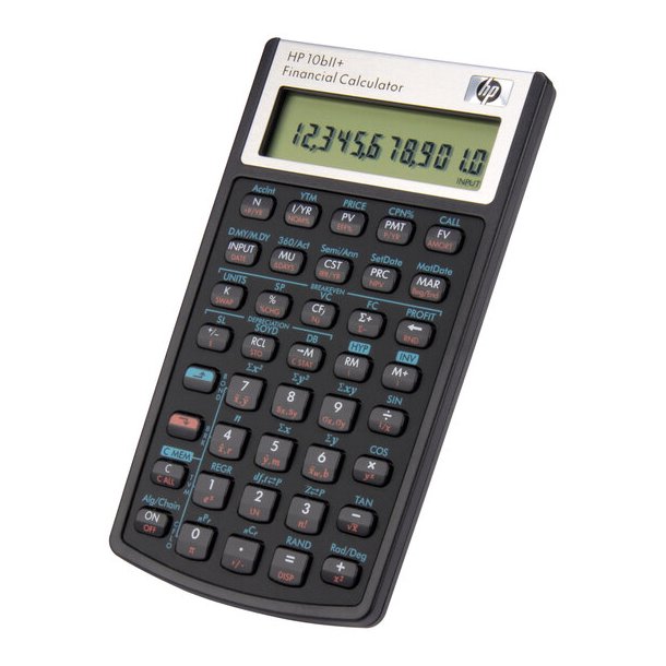 HP 10BII+ Finans Lommeregner