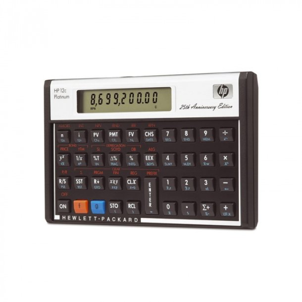 HP 12C Platinum Finansregner - HP 12CPL