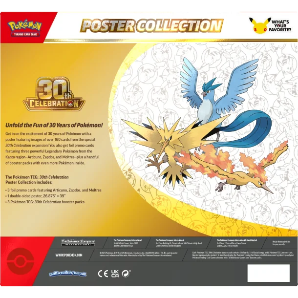 Pok�mon 30 �rs Jubil�um | Poster Collection Box | 16. september 2026 |