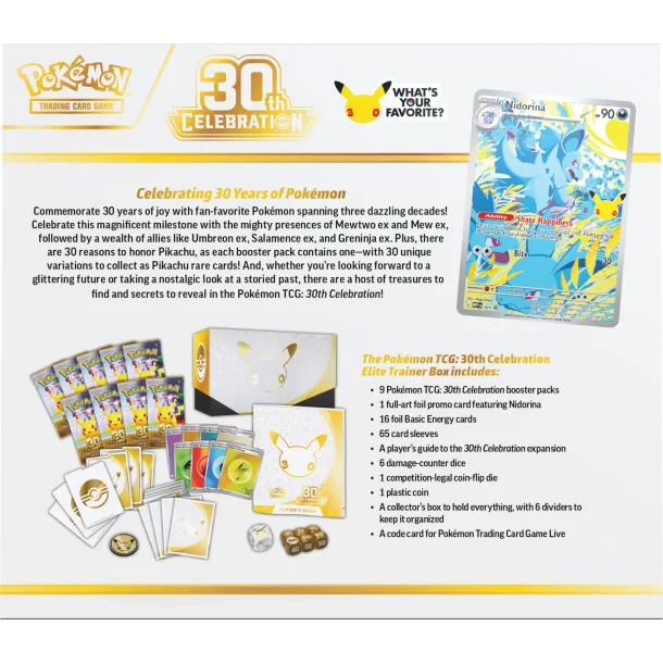 Pok�mon 30 �rs Jubil�um | Elite Trainer Box | 16. september 2026 |