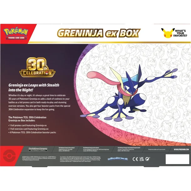 Pok�mon 30 �rs Jubil�um | ex Box | 16. september 2026 |