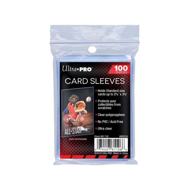 Ultra Pro Soft sleeves/Penny Sleeves | 100 stk | 