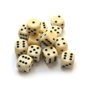 Terning - 1stk | Cremefarvet |