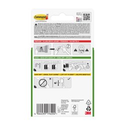 Command Jumbo 1 Hook+4 Strips Large 17048-1