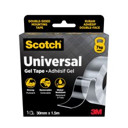 Scotch gel tape double sided transparent 30mmx1,5m