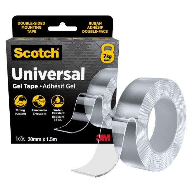Scotch gel tape double sided transparent 30mmx1,5m