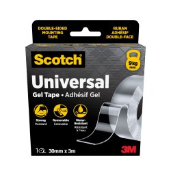 Scotch gel tape double sided transparent 30mmx3m