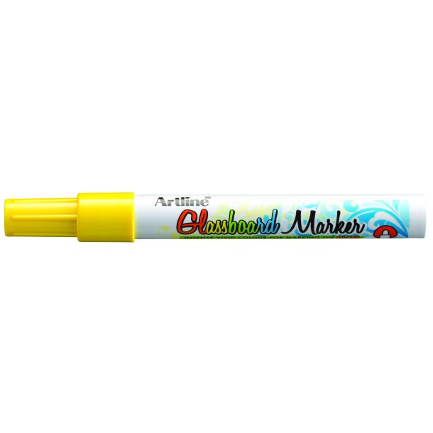 Glastavle markr Artline 2.0 fl.gul