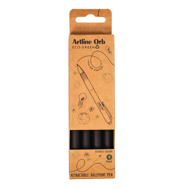 Artline Orb ballpoint pen ECO-GREEN 1.0 Black (4)