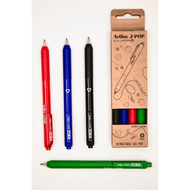 Artline J-POP Gel Pen ECO-GREEN 0.7 Ass (4)