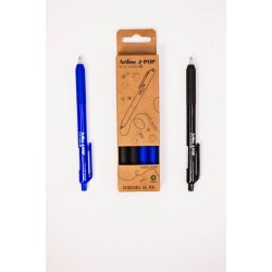 Artline J-POP Gel Pen ECO-GREEN 0.7 2 Blue 2 Black (4)