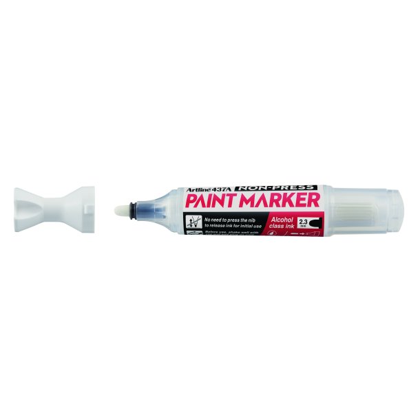 Artline Non-press paint marker 437A White
