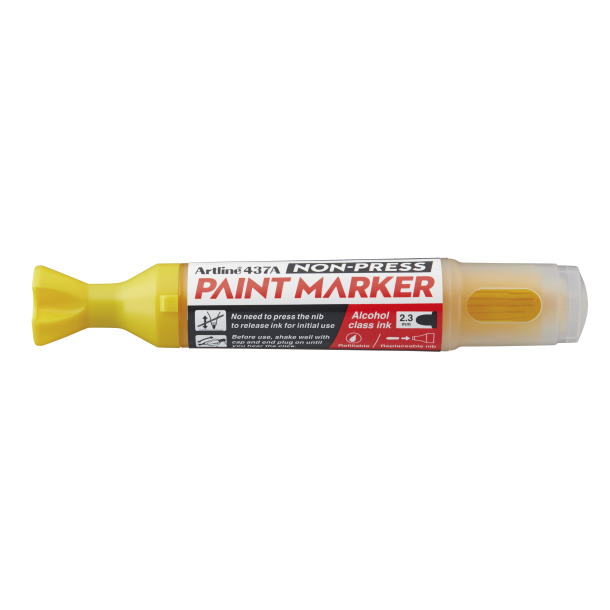 Artline Non-press paint marker 437A Yellow