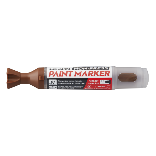 Artline Non-press paint marker 437A Brown