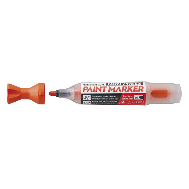 Artline Non-press paint marker 437A Orange