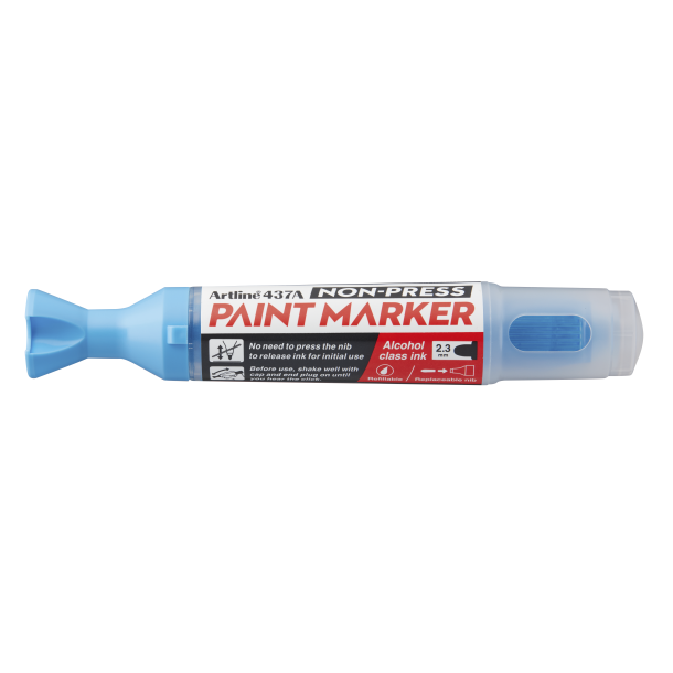 Artline Non-press paint marker 437A Light Blue