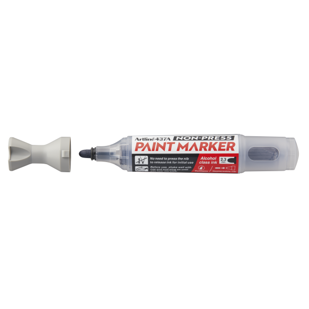 Artline Non-press paint marker 437A Grey