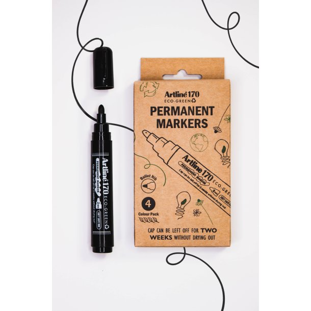 Artline ECO-GREEN 170 2.0mm Dry Safe black (4)