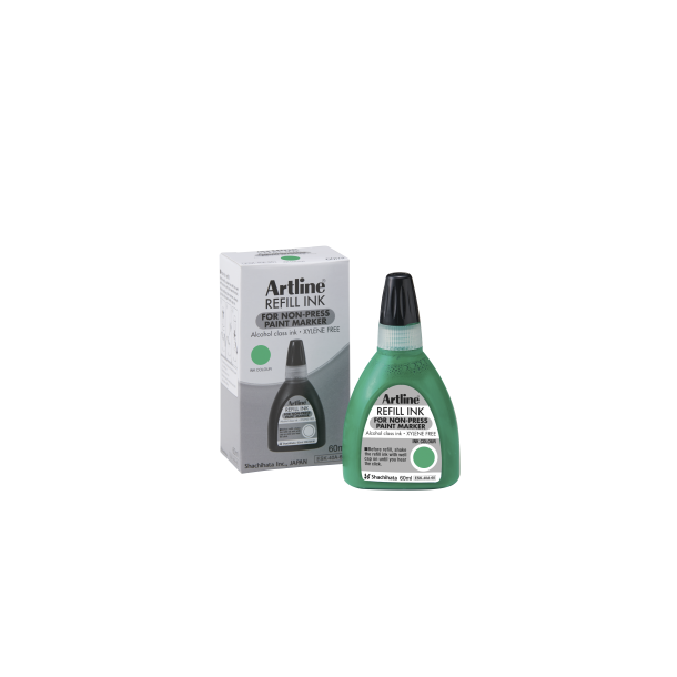 Artline Non-press 437A refill ink 60ml Green