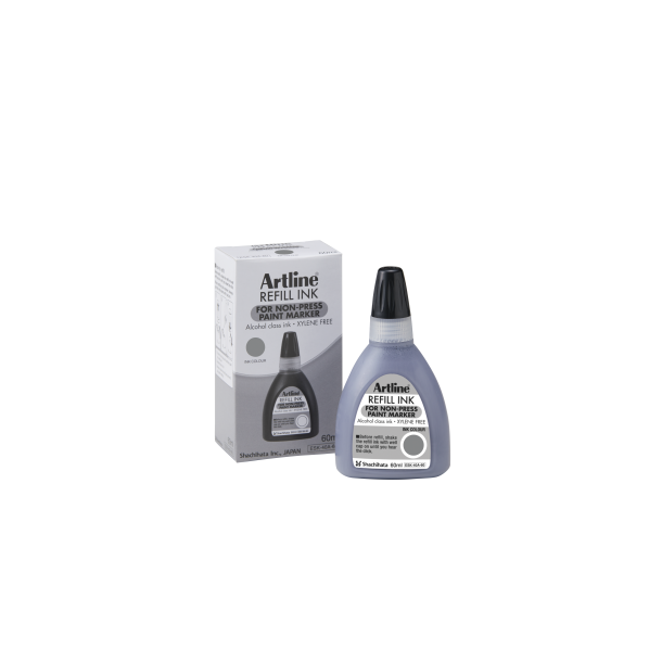 Artline Non-press 437A refill ink 60ml Grey