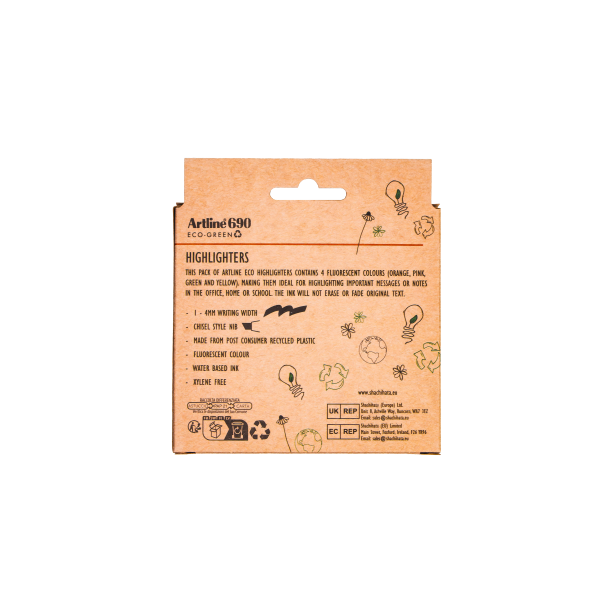 Artline Highlighter 690 ECO-GREEN (4)