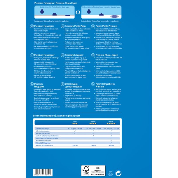 A4 Avery fotopapir glossy 300g inkjet (20)