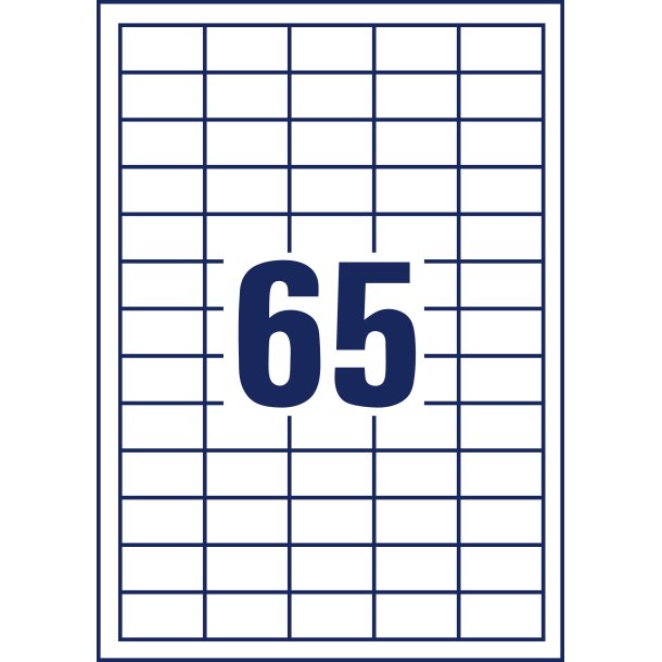 Avery Universaletiketter 38x21,2mm Promotion (4225)