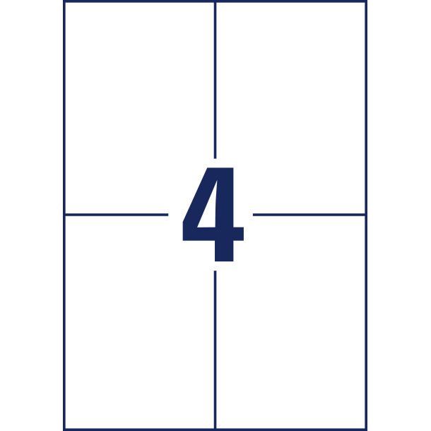 Avery Universaletiketter 105x148mm Promotion (260)
