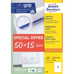 Avery Universaletiketter 210x297mm Promotion (65)